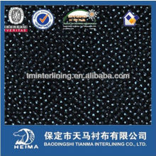 weft insert warp knitted interlining