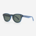 Classic Round Acetate Unisex Clip-On Sunglasses 23A8068