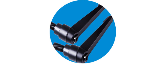 Woodworking machine parts adjustable clamping lever handle