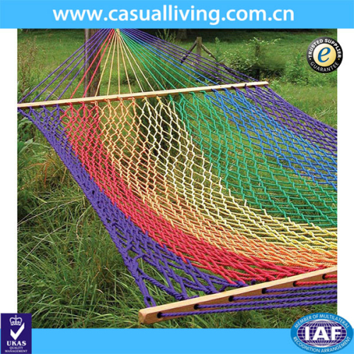 cotton rope net hammock folding hammock portable hammock