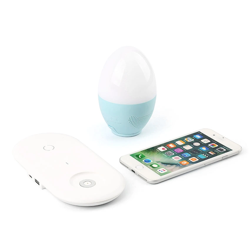 Hot Sales Wireless Charger Lamp and Bluetooth Speaker