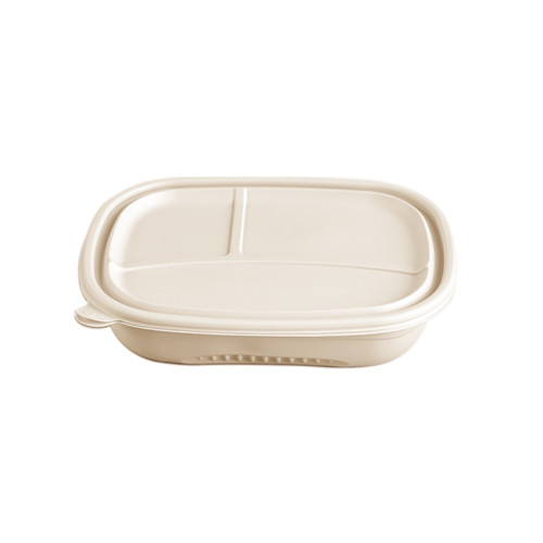 1200ml Corn Starch Multi-Cell Container with Lid