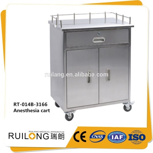 Narcotic Counters Stainless Steel Hospital Food Delivery Cart