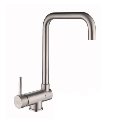 Low price zinc alloy brushed factory manufactory mixer kitchen faucet