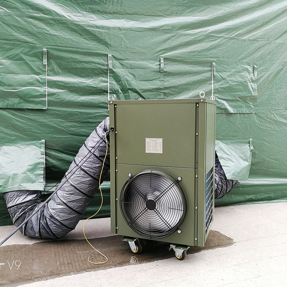 Unidad de enfriamiento de aire acondicionado portátil para campamentos de carpa