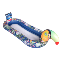 Inflatable toucan pvc लाउंज पूल राफ्ट को अनुकूलित करें