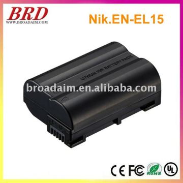digital camera battery EN-EL15 for nikon D7000 camera