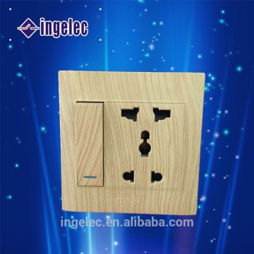 factory price 250v switch wall power socket with good type wall switch
