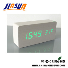 Simple Design White Color Led Digital Alarm Clock