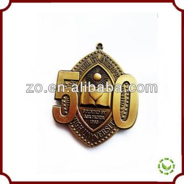 good quality custom design promotional 50-year calendar metal keychain