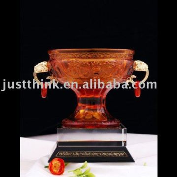 Beautiful Coloured Glaze Trophy FZ-HG-XF8012