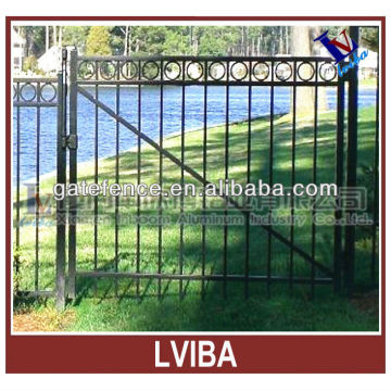 Aluminium decorative garden fence gate