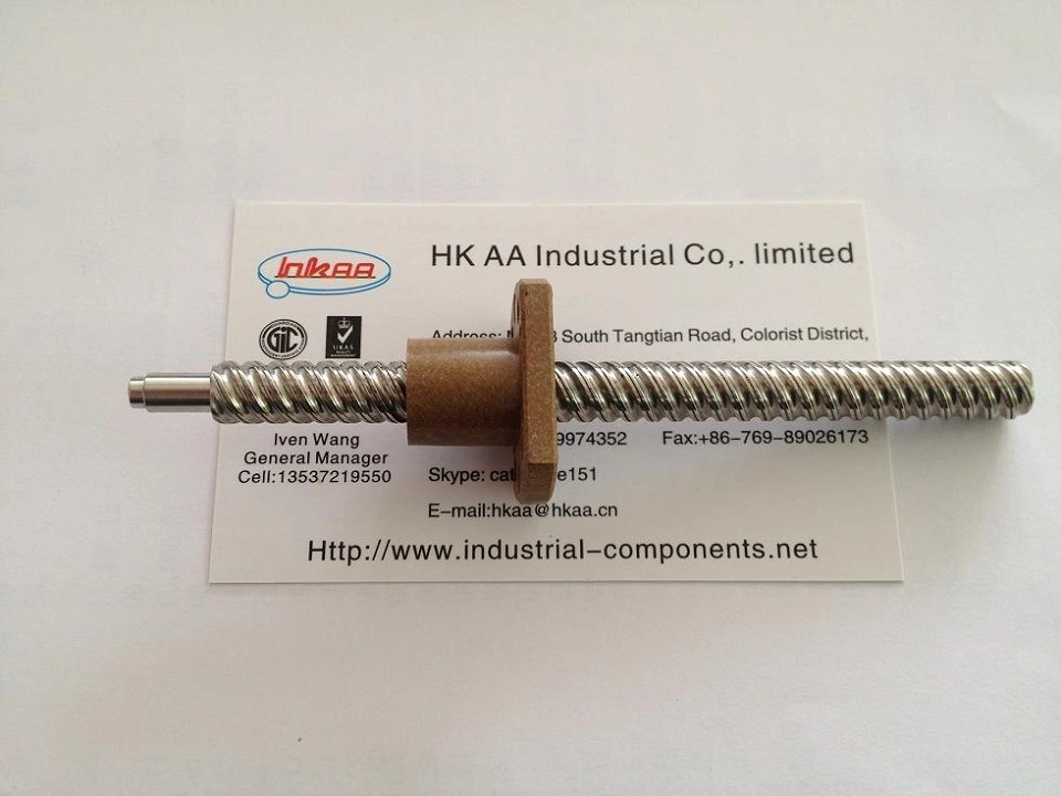 Stainless Steel Trapezoidal Screws and Nuts