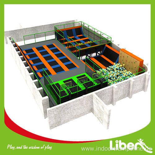 indoor customized trampoline park for adult