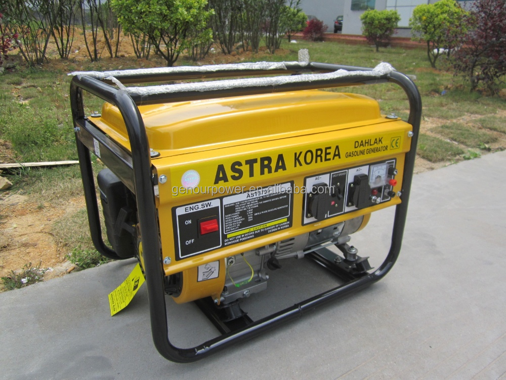 1kw to 6kw Astra Korea Portable Gasoline Generator, Petrol engine Generator For Sale