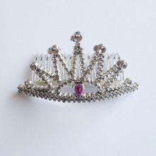 beautiful pageant crown rhinestone wedding tiara