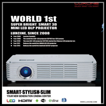 cheap projector home theater Wifi XGA 3D Home Theater Projectors Osram LED Lamp and Ethernet