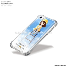 Shock-absorbing air cushion tpu mobile phone cover for iphone 5s cover protective