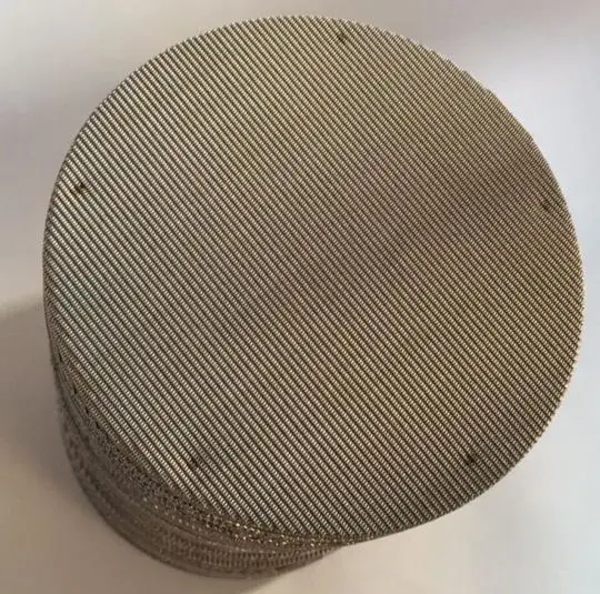 Stainless Steel Extruder Filter Screen /Filter Pack / Filter Disc for Plastic Melt Filtration