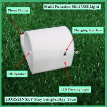 Music Mini Bluetooth Speaker Colorful Mini Speaker with Phone Holder Portable Bluetooth Speaker