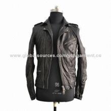 Men's genuine leather jacket