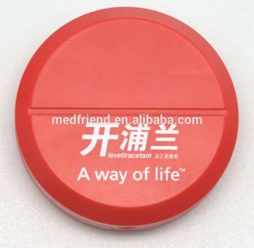 MF0645 Pill Shaped Pill Box with Cutter