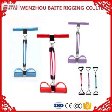 Fitness soft body trimmer,pull exerciser with foot sport pedal,Colourful cheap price foot pedal pull exerciser