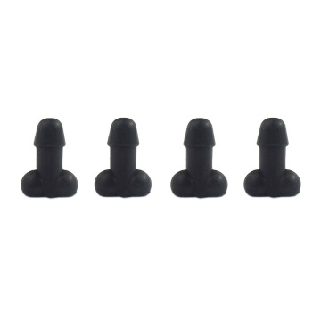 Silicone prank valve cap for car bike