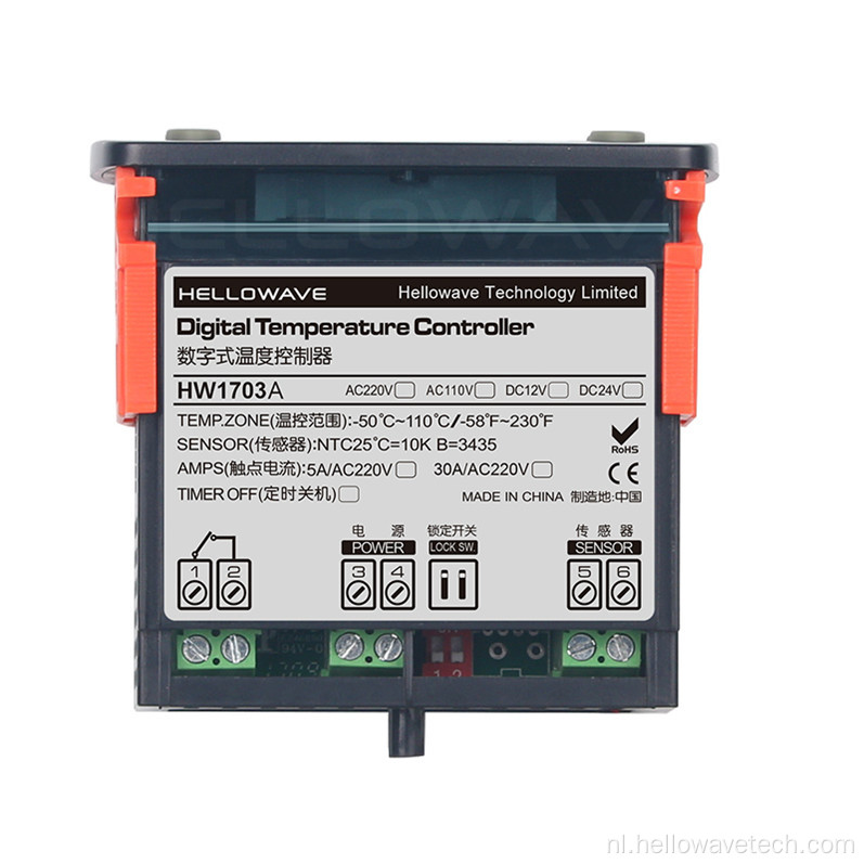 Kas Thermoregulator Digitale temperatuurregelaar