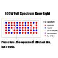 실내 식물을위한 600W LED 성장 빛