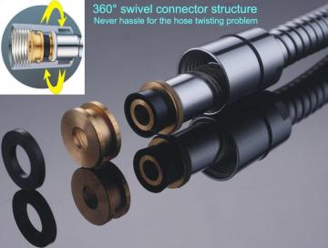 pvc soft silver water hose/shower hose