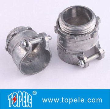 Zinc Die-cast Squeeze Straight Flexible Metal Conduit Connector, Flexible Conduit And Fittings