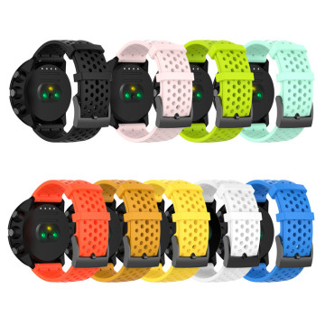 Silicone Rubber Sport Watch Strap Band Replacement for Suunto Spartan Sport & Suunto 9 Baro