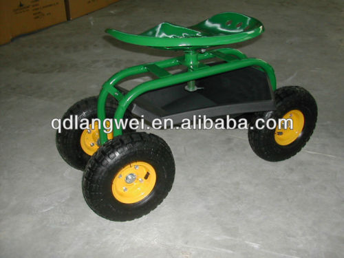 rolling tool cart /tractor scoot/swivel trator seat
