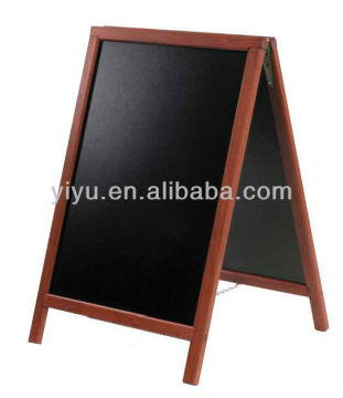 A stand blackboard