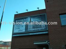 Wall-mounted advertising trivision billboard