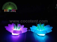 Inflatable lighting flower decoration