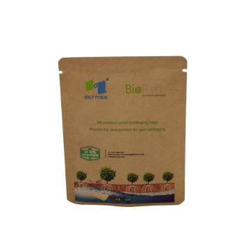 bolsa plana de material celofán bio eco compostable pequeña