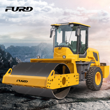 Operated convenient 8Ton Hydraulic Rubber Wheel Roller Compactor Machine