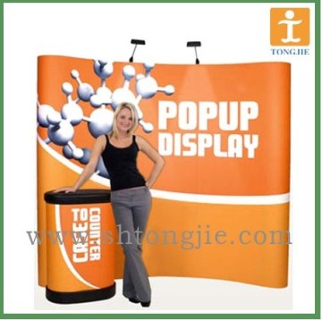 Exhibition Straight /Curve PVC Magnet Dipslay Pop up Banner/Stand (TJ-02)