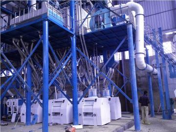 Commercial maize milling machinery