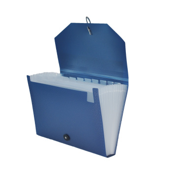 Custom Logo Heavy Duty Plastic Legal Size Expandable Document File Bag