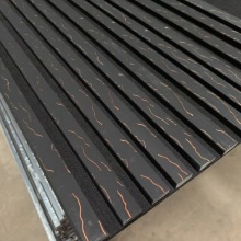 Decorative Walnut 3D Slatted Wood Wall Panels for Interior Decor