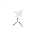 Desain Infiniti Aluminium lengan kursi Loop Swivel Chair