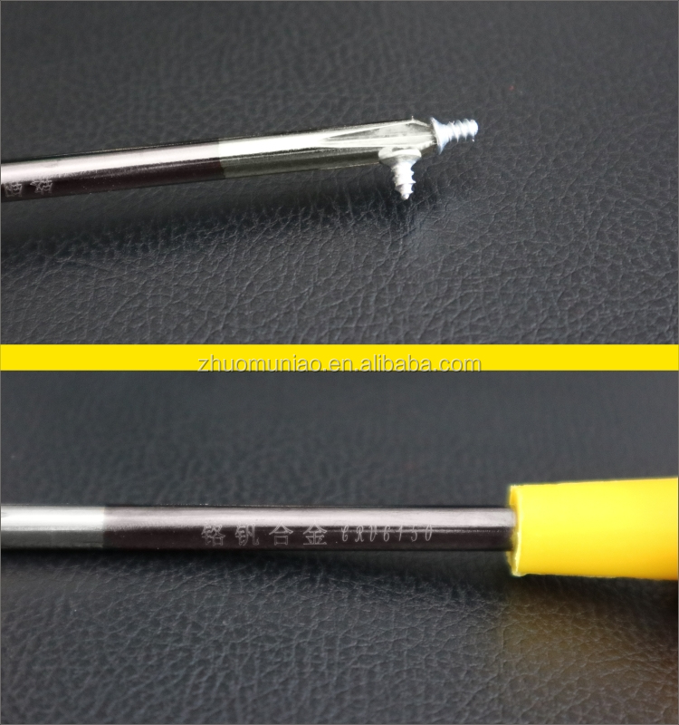 Precision Flat Head Magnetic Screwdriver tools 50# Steel Pole