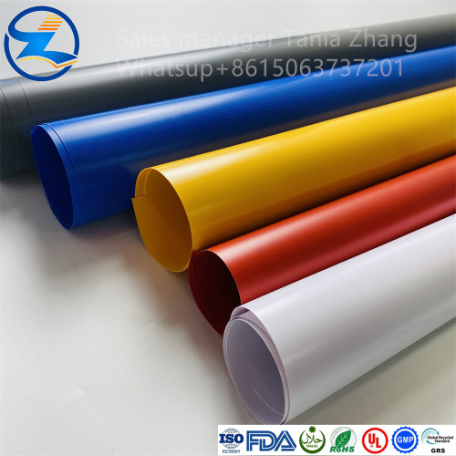 Rolo de filme de PVC em cores opacas personalizáveis