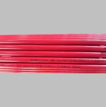 Red PVC Air Sampling Aspirating Pipe 25mm