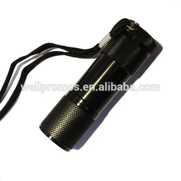 9 led pocket led torch for printing