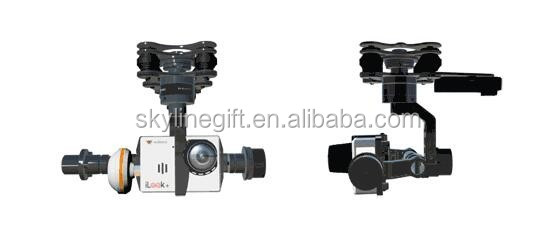 3 axis brushless gimbal for drone camera ILook+,gopro3/3+,gopro4 camera