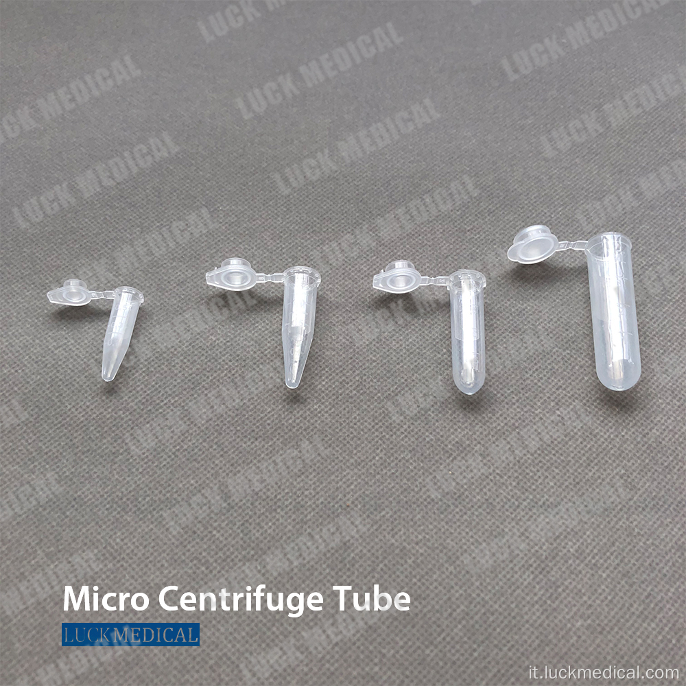 Tubo microcentrifuga 2 ml mct